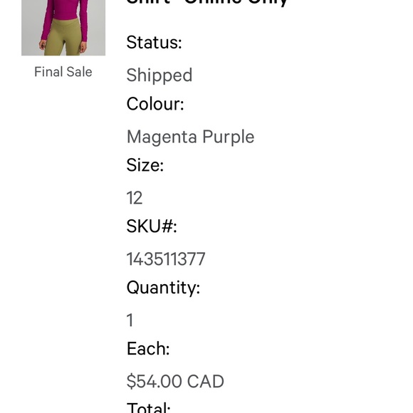 Align long sleeve - Picture 3 of 3